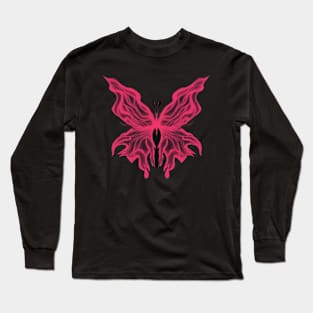 Butterfly Red Velvet Long Sleeve T-Shirt